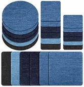 Pasmanteria - Duży Zestaw 24 Szt Łatki Jeans Spodnie Termo Łata - miniaturka - grafika 1