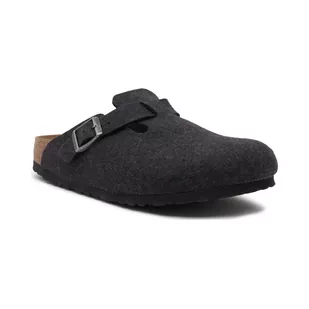 Birkenstock Klapki BOSTON | z dodatkiem skóry - Klapki i japonki damskie - miniaturka - grafika 1