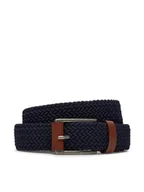 Paski - Pepe Jeans Pasek Męski Dylan Belt PM021023 Granatowy - miniaturka - grafika 1
