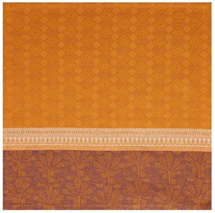 Le Jacquard Fran ais Serwetka lniana Croisire Sur Le Nil Pomarańczowa - Obrusy i serwetki - miniaturka - grafika 1