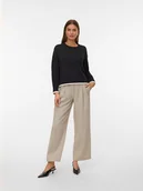 Swetry damskie - Vero Moda Sweter w kolorze czarnym - miniaturka - grafika 1