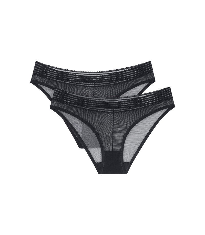 2 X Majtki Damskie Tempting Sheer Highleg Tai 2P-Xl