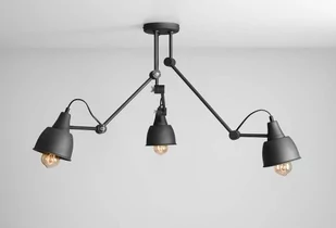 Aldex Plafon 3-pł aida grafit 814PL_E19 - 814PL_E19 - Lampy sufitowe - miniaturka - grafika 1