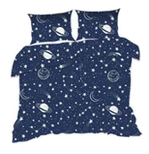 Pościel dla dzieci - Pościel 160x200 gwiazdozbiór granatowa planety Kids - miniaturka - grafika 1