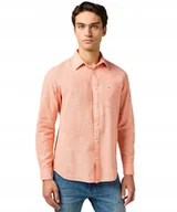 Koszule męskie - Koszula Wrangler 1 PKT SHIRT 112362752 Flamingo L - miniaturka - grafika 1