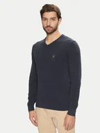 Koszulki męskie - Aeronautica Militare Longsleeve 242MA1512L463 Granatowy Regular Fit - miniaturka - grafika 1