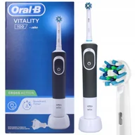 Szczoteczki elektryczne - Oral-B Vitality 100 CrossAction Czarny - miniaturka - grafika 1