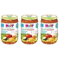 Dania dla dzieci - Hipp Pasta Bambini Rigatoni Napoli po 11. miesiącu zestaw 3 x 220 g Bio - miniaturka - grafika 1