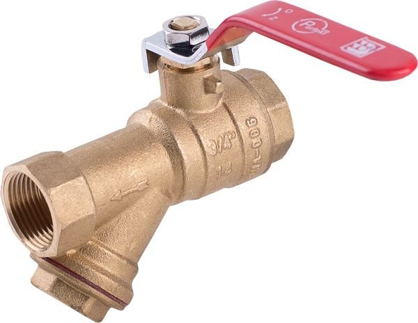 Perfexim Zawór kulowy wodny WW DN20 z filtrem typ ciężki PHA-006 G3/4 01-006-0200-000