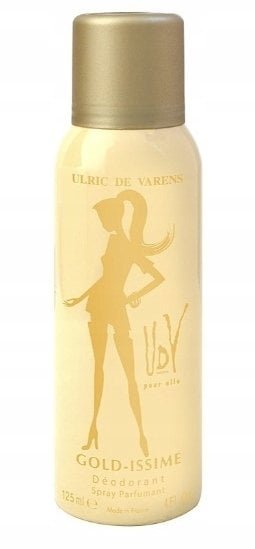 Ulric De Varens, Gold Issime, Scented Spray, For Women, 125 ml For Women