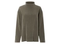 Bluzy damskie - esmara® Bluza damska o wyglądzie sztruksu (Khaki, M(40/42)) - miniaturka - grafika 1