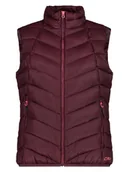 Kamizelki damskie - CMP Kamizelka pikowana w kolorze bordowym - miniaturka - grafika 1