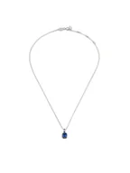 Naszyjniki - Swarovski Naszyjnik Birthstone 5651790 Srebrny - miniaturka - grafika 1