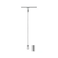 Lampy sufitowe - Paulmann Lampa wisząca BASIC na szynę U-Rail chrom mat - miniaturka - grafika 1