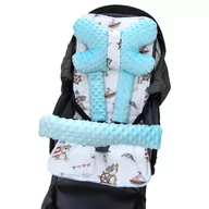 Akcesoria do wózków - Kerstin WKŁADKA KOMPLET DO WÓZKA MINKY SPACERÓWKI PAŁĄK - miniaturka - grafika 1