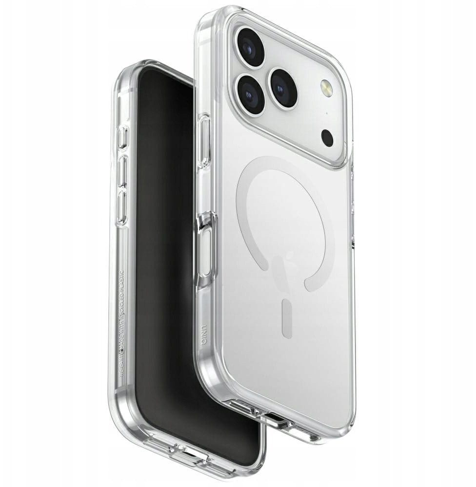 Etui UNIQ Clario do Apple iPhone 17 Pro Magclick Charging przezroczysty