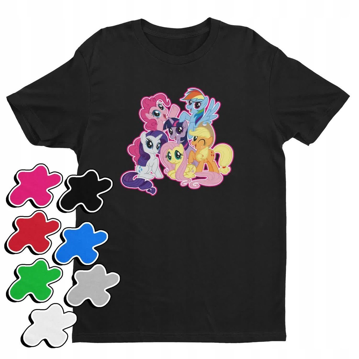 Koszulka T-Shirt Dziecięca Z Nadrukiem My Little Pony Różne -M 134-140