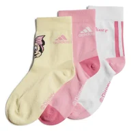 Skarpetki dla dzieci - Dziecięce Skarpety za kostkę ADIDAS DISNEY M&D SOCK HI1235 – Żółty - miniaturka - grafika 1