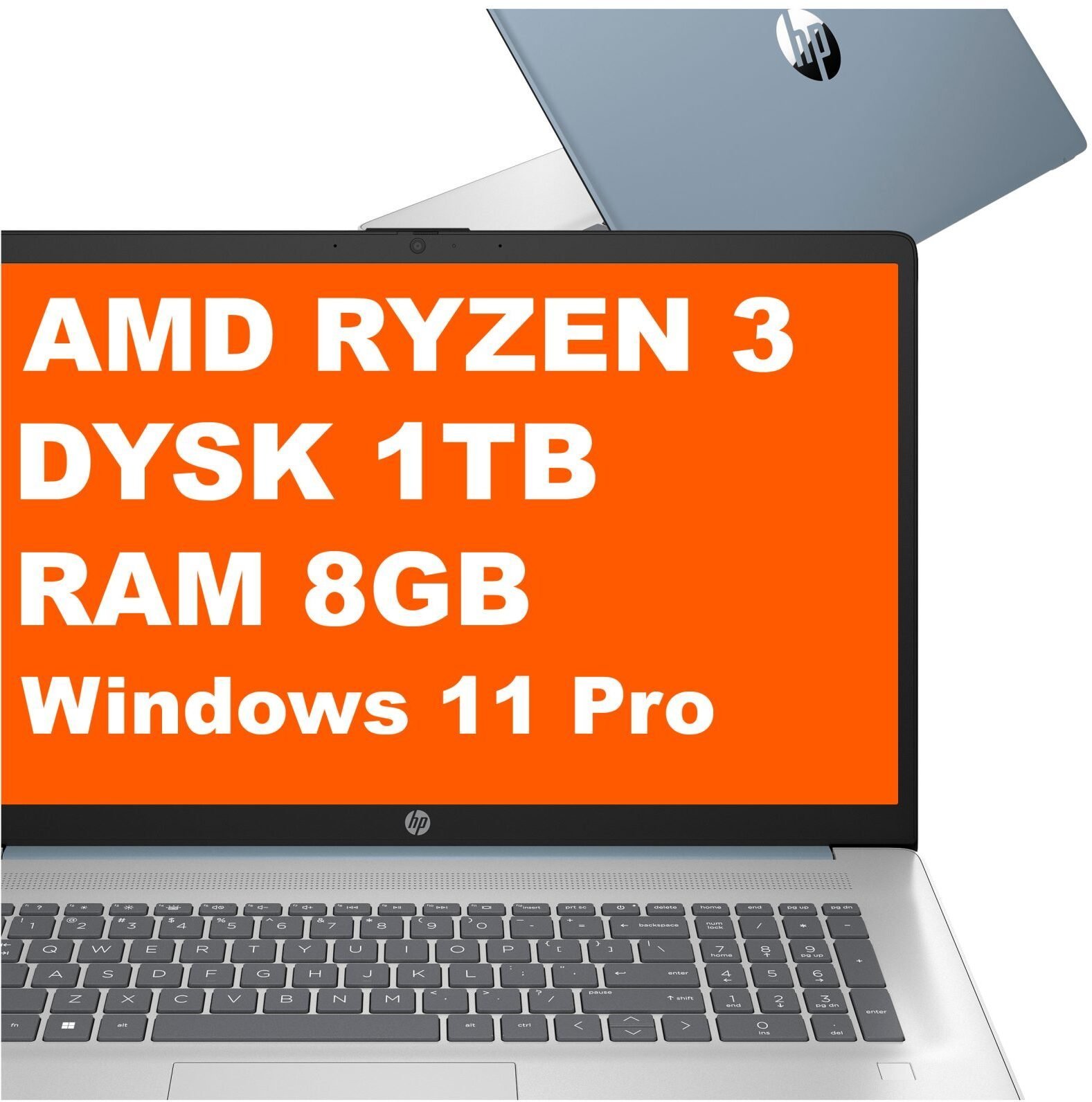 HP 17-cp2332ds BK8H5UA Ryzen 3 8GB 1TB AMD Radeon 17,3
