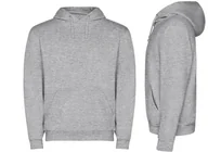 Bluzy dla dziewczynek - Bluza Dziecięca Dresowa z Kapturem JAKOŚĆ ROLY Capucha SU1087 SZARA 104 - miniaturka - grafika 1
