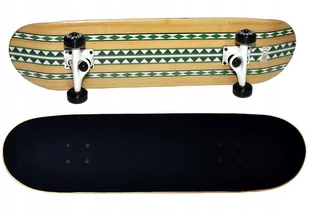 Deskorolka Klasyczna Bambus abec7 Skateboard 8729A - Deskorolki - miniaturka - grafika 1