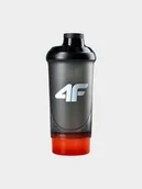 Shakery i bidony sportowe - 4F Shaker 500 ml + 150 ml - czarny Uniwersalny - miniaturka - grafika 1