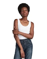 Koszulki i topy damskie - G-STAR RAW Damska koszulka Base R T Wmn Tanktop, biały (White 3310-110), XL - miniaturka - grafika 1