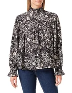 Bluzki damskie - TILDEN Damska bluzka 37330980, czarna wielokolorowa, S, czarny wielokolorowy, S - miniaturka - grafika 1