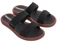 Klapki i japonki damskie - Klapki damskie Ipanema 26697 czarne guma - miniaturka - grafika 1