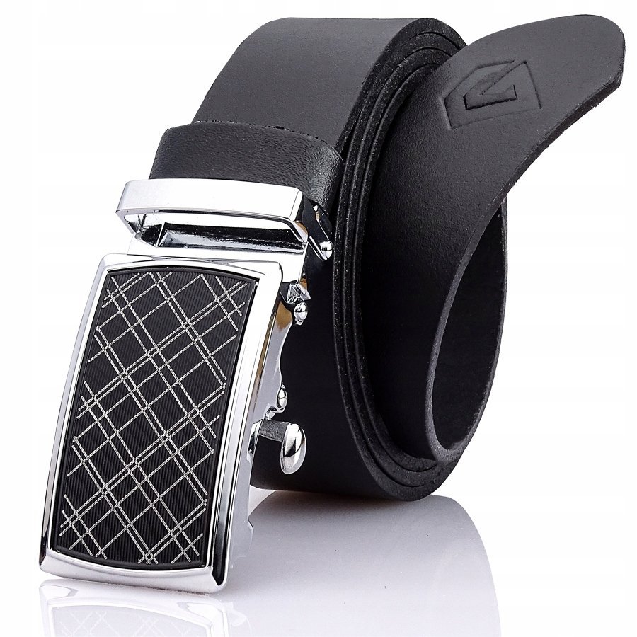 Pasek SKÓRZANY Dziecięcy Z KLAMRĄ METALOWĄ AUTOMAT