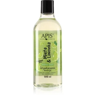 APIS Energy Shot, żel pod prysznic Mieta&Limonka 500 ml - Kosmetyki do kąpieli - miniaturka - grafika 1