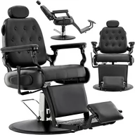 Fotele fryzjerskie - Fotel fryzjerski barberski hydrauliczny do salonu fryzjerskiego barber shop Viktor Barberking - miniaturka - grafika 1