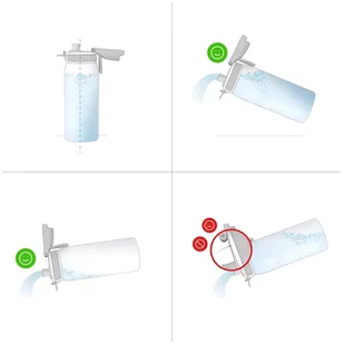 ION8 Zielona butelka na wodę moro 500 ml - Butelki filtrujące - miniaturka - grafika 8