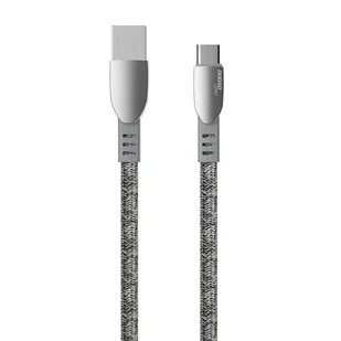 Dudao kabel USB - USB Typ C 5 A 1 m szary (L3PROT gray) - Kable USB - miniaturka - grafika 2