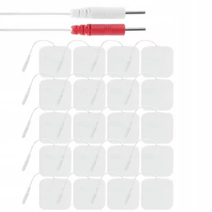 20X Elektroda Elektrody Pady Żelowe Tens/Ems - Akcesoria do rehabilitacji - miniaturka - grafika 1