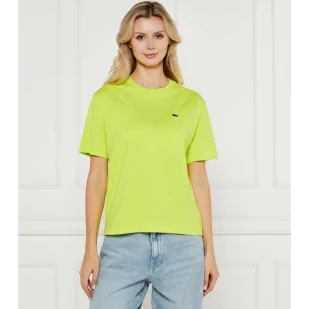 Lacoste T-shirt Relaxed fit - Koszulki i topy damskie - miniaturka - grafika 1