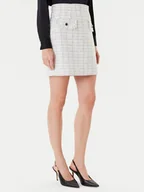 Spódnice - Guess Spódnica mini W5YD15 WHDB2 Biały Regular Fit - miniaturka - grafika 1