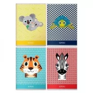 Zeszyty szkolne - Zeszyt A5/32K kratka Cute Animals (10szt) - HERLITZ - miniaturka - grafika 1