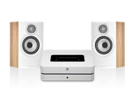 Zestawy stereo - Bluesound POWERNODE (biały) + 607 S3 (dąb) - miniaturka - grafika 1