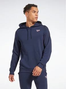 Reebok Bluza Identity Logo HA9274 Granatowy Regular Fit - Bluzy męskie - miniaturka - grafika 1