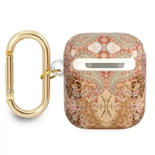 Guess  GUA2HHFLD AirPods cover złoty/gold Paisley Strap Collection - Akcesoria do słuchawek - miniaturka - grafika 2