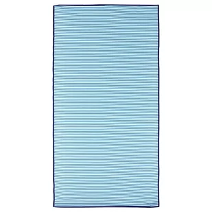 Mata Plażowa Piknikowa Rolowana Koc Biwakowy Plażowy Składany Niebieska 180X90 Cm - Koce piknikowe - miniaturka - grafika 1