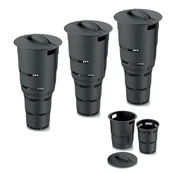 Kompostowniki - Zestaw 3x Podziemny kompostownik modułowy ogrodowy 11L - miniaturka - grafika 1