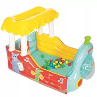 Place zabaw - Bestway Bestway 93537 FISHER PRICE DMUCHANY POCIĄG Z PIŁKAMI - miniaturka - grafika 1