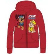 Bluzy dla dziewczynek - Bluza chłopięca z kapturem Psi Patrol Czerwona - miniaturka - grafika 1