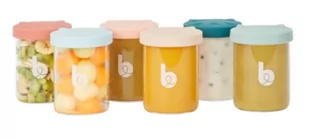 Zestaw szklanych pojemników ISY 6x250ml Babymoov - Pojemniki kuchenne - miniaturka - grafika 1