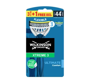Wilkinson XTREME3 ULTIMATE PLUS 3+1 7008740LPL - Maszynki do golenia i wkłady - miniaturka - grafika 1