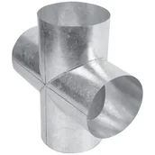 Akcesoria grzewcze - Czwórnik fi 100 Dgp rozprowadzenie kominek wkład - miniaturka - grafika 1