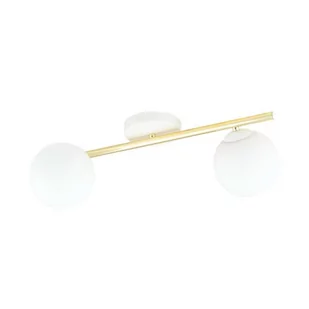 Splendi lampa sufitowa 2-punktowa biała/złota/opal 1249/2 - Lampy sufitowe - miniaturka - grafika 1