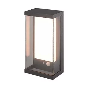 Kinkiet Zewnętrzny Solarny V-Tac 1W Led Czujnik Ruchu Ip65 Szary Antracyt Vt-1193 3000K 95Lm - Lampy ogrodowe - miniaturka - grafika 1